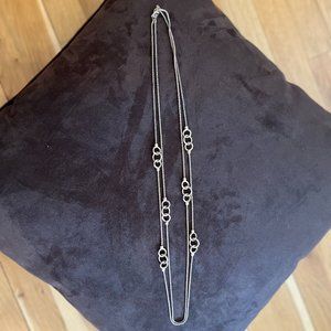 Long gold-tone necklace - perfect for layering!